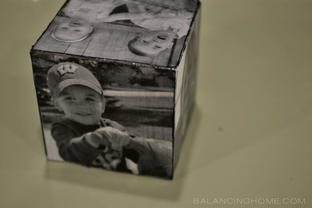 Father's Day DIY Photo Cube