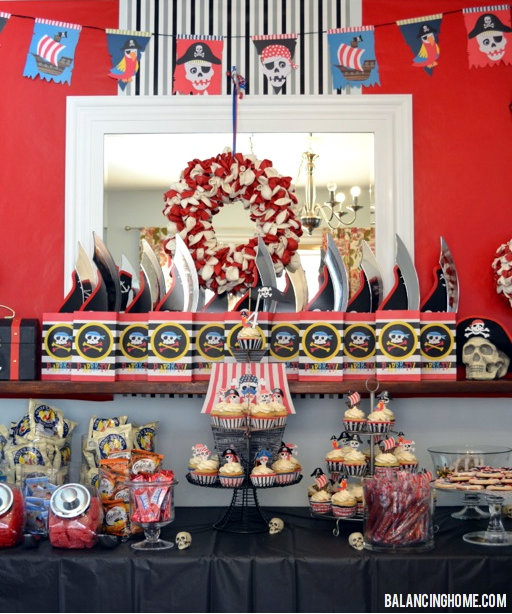 Pirate Party Dessert Table/Feature Wall