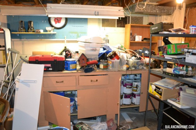 Basement Organization: Craft Room, Work Room using #TRINITYproducts #spon