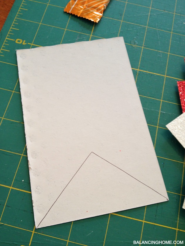 How to make paper pennant bunting