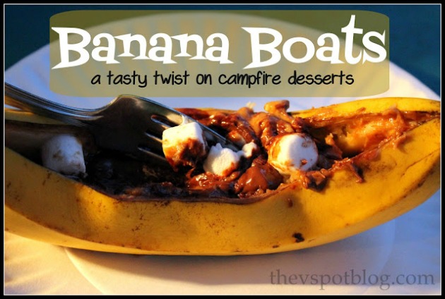 Awesome campfire dessert! Banana Boats