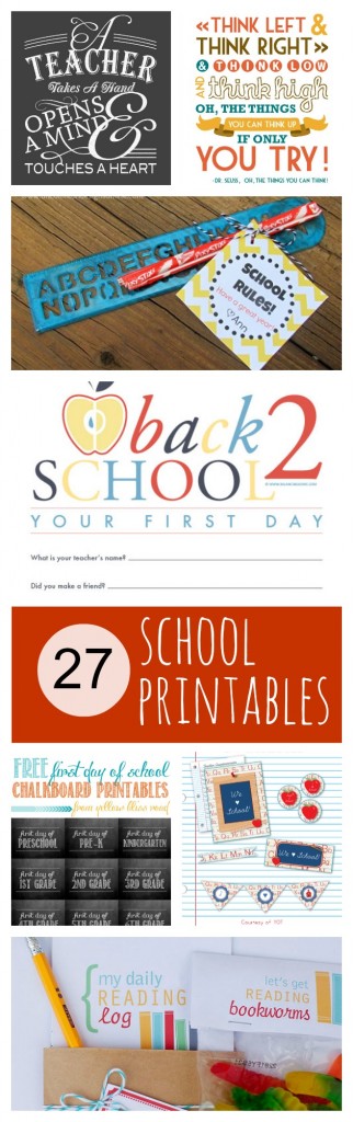 27 Awesome School Printables