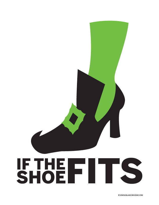 If the shoe fits Halloween Printable