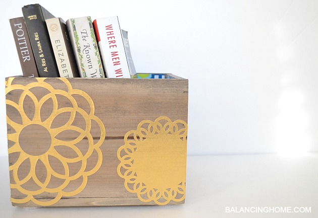 BOOK-BOX-DECOUPAGED-WITH-GOLD-FOIL-DOILY