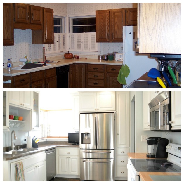kitchen before and after